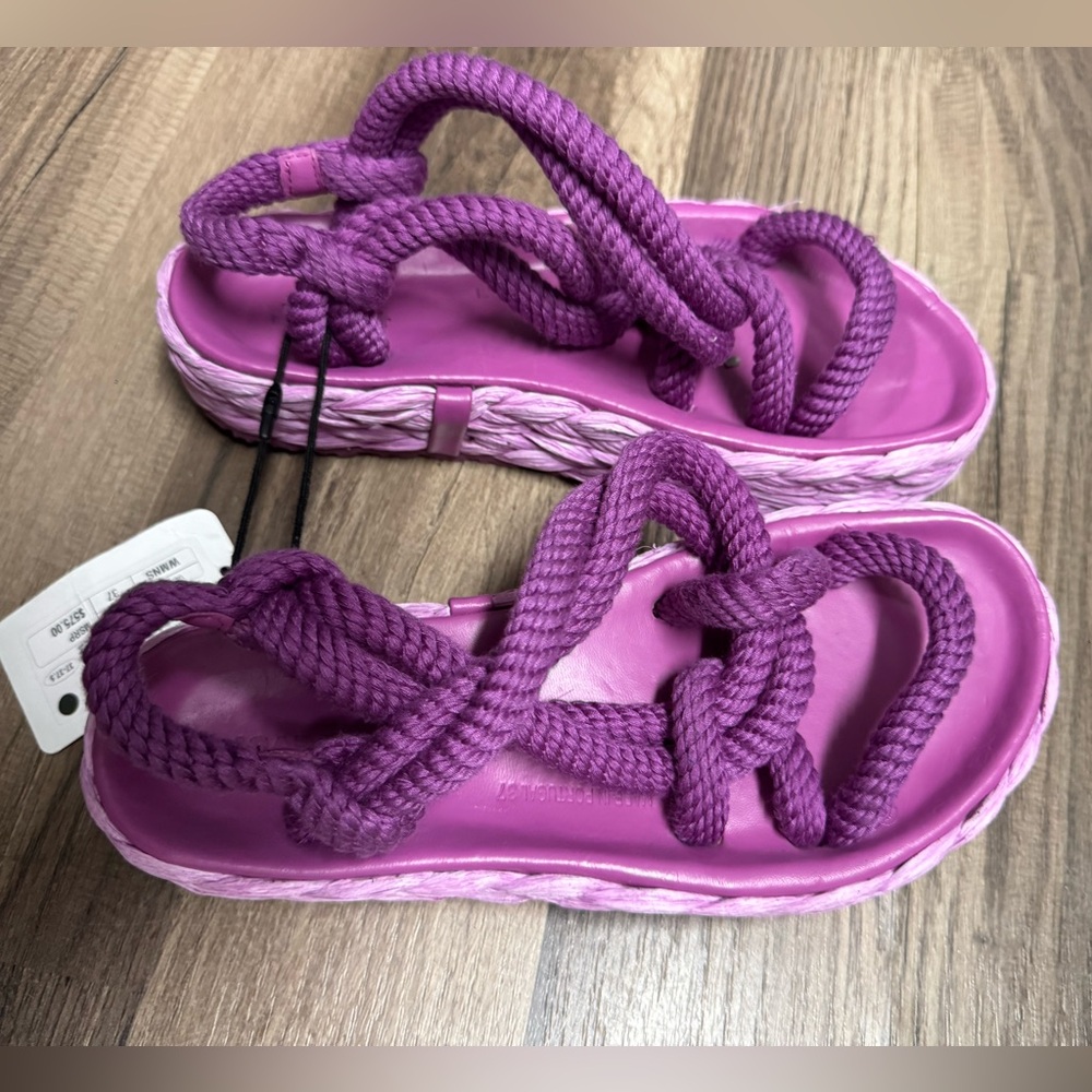 Isabel Marant Pink Rope Sandals BNWT - Picture 9 of 11